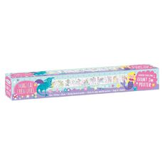 Giant Colouring 3m Poster Magical Creatures
