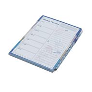 Uniti Floral Weekly Planner Purple Mid A5