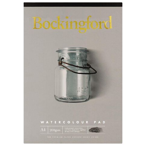 Bockingford Watercolour Pad 200gsm 20 Leaf A4