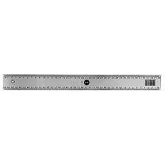 WS Plastic Ruler 40cm Clear