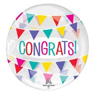 Amscan Orbz Congrats Banner