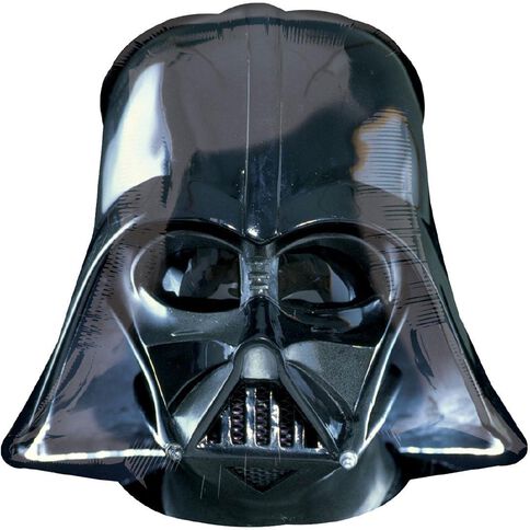 Anagram Darth Vader Helmet Black Foil Balloon Supershape 25in Black
