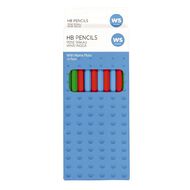 WS HB Pencils with name plate Assorted 10 Pack