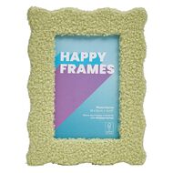 Happy Frames Fluffy Fabric 10x15 Green