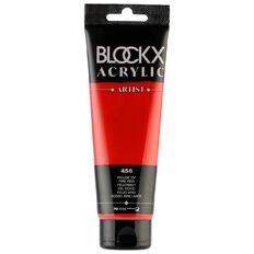 BLOCKX Acrylic Tube 120ml Bright Red Red