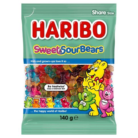 Haribo Sweet & Sour Bears 140g