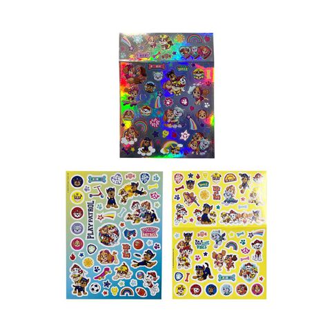 Paw Patrol 3 Sheet Sticker Pack