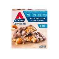 Atkins Caramel Choc Nut Roll Bar 5 Pack 5 Pack