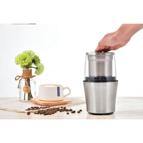 Living & Co Coffee & Spice Grinder Silver