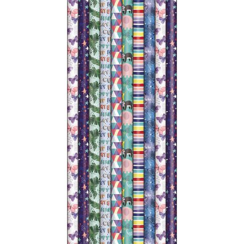 Artwrap Rollwrap FSC Mix General 3m x 70cm Assorted