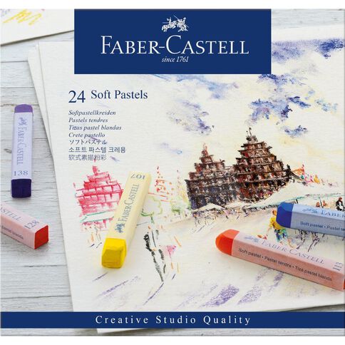 Faber-Castell Soft Pastels 24 Pack