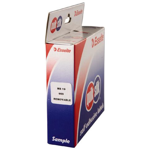 Quik Stik Labels Ms19 19mm x 19mm 900 Pack