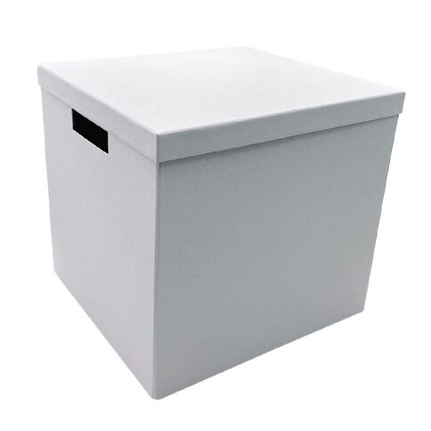 WS Paperboard Storage Box Large White