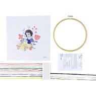 Disney Half Stitch Printed Hoop Art Kit Snow White 20cm