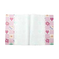 WS Book Sleeve Floral Check 1B5