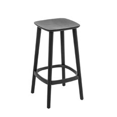 Babila Kitchen Stool Stained Black Ash