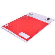 WS Exercise Book 1B8 7mm Ruled 36 Leaf Red