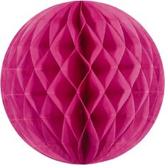 Party Inc Honeycomb Lantern Fushia 30cm