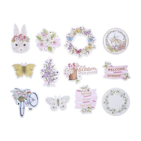 Uniti Bunny Cardstock Die Cut Shapes