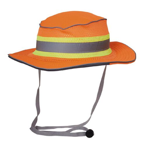 Esko Hi-Vis Full Brim Safari Hat Orange S-M