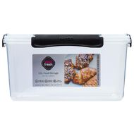 Visto Fresh Storage Container Clear/Charcoal Clips 3.6 Litre