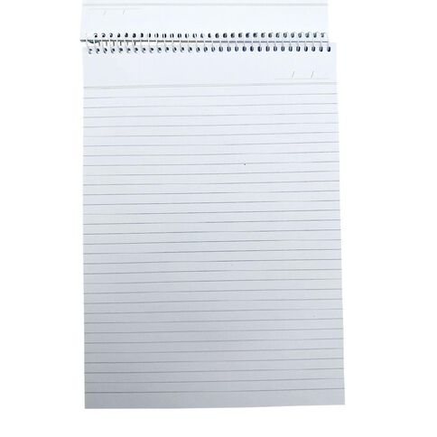 WS Notebook Spiral At Top Blue A4