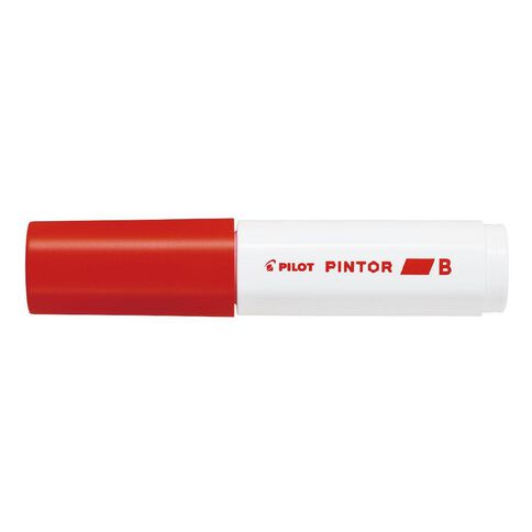 Pilot Pilot Pintor Marker Chisel Red Broad 8.0mm Tip Red Mid