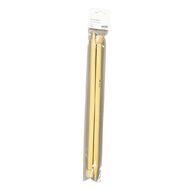 Uniti Bamboo Knitting Needles 12.0mm 35cm Brown Mid 2 Pack