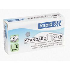 Rapid 24/6 Staples 20 Sheet 1000 Pack