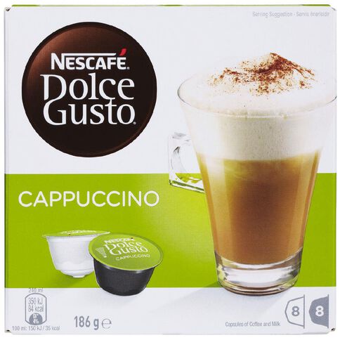 Nescafe Dolce Gusto Coffee Pods Cappuccino 16 Pack