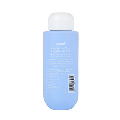 Poppi Body Wash Blueberry 400ml