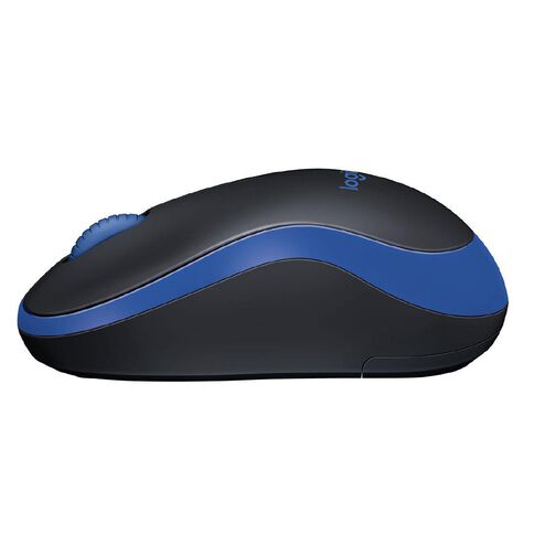 Logitech M185 Wireless Mouse Blue Mid