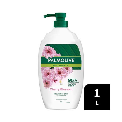 Palmolive Naturals Milk & Cherry Blossom Body Wash 1L