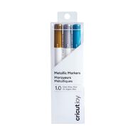 Cricut Joy Metallic Markers Gold/Silver/Blue 3 Pack