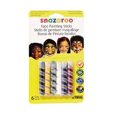 Snazaroo Face Painting Sticks 6 Pack
