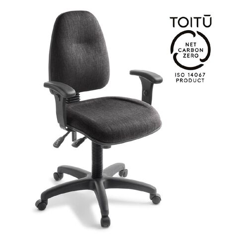 Eden Spectrum Deluxe 3 Highback Ergonomic Chair with Arms Anthracite