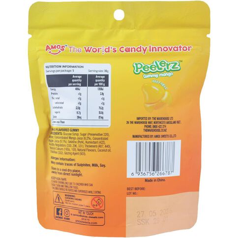 Amos Peelerz Mango Gummy