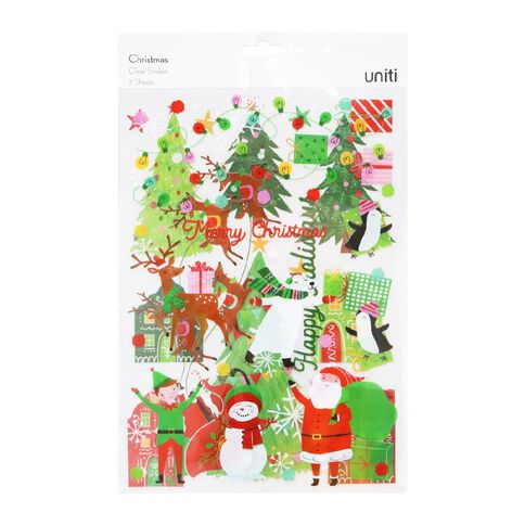 Uniti Christmas PVC Stickers