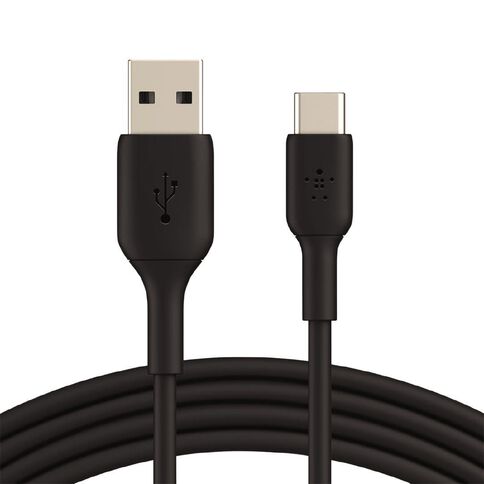 Belkin BoostCharge USB-A to USB-C Cable 2M Black