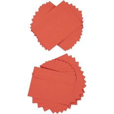 Create With C6 Envelopes 25 Pack Red