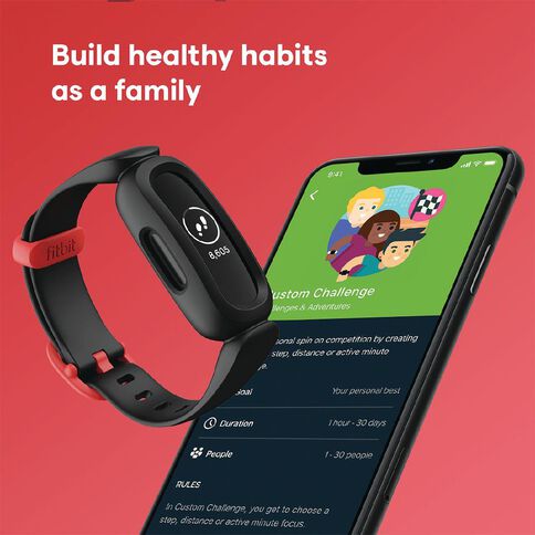 Fitbit Ace 3 Black/Racer Red