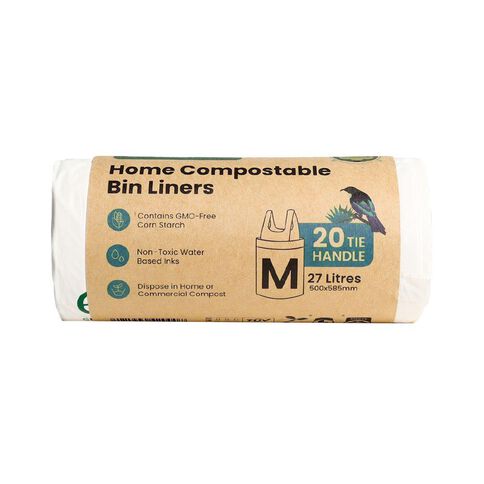 Ecopack Compostable Bin Liners 27L 20 pack