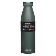 Sistema Stainless Steel Drink Bottle Assorted 500ml