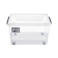 Living & Co Rolling Organiser 27L Clear