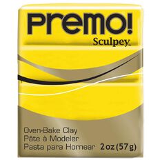 Sculpey Premo Accent Clay 57g Cadmium Hue Yellow Mid