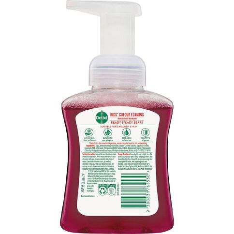 Dettol Kids Colour Foaming Hand Wash Berry 250ml