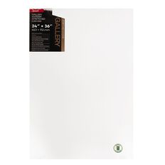 Jasart Gallery 1.5 inch Thick Edge Canvas 24in x 36in White
