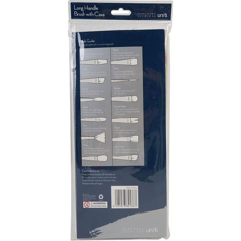 Uniti Platinum Long Handle Brush with Case 20 Pack