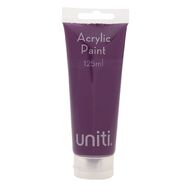Uniti Acrylic Paint Tube Purple 125ml