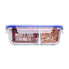 Kate's Kitchen Glass Divided Food Storage